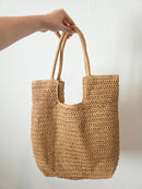 Raffia Straw Beach Bag