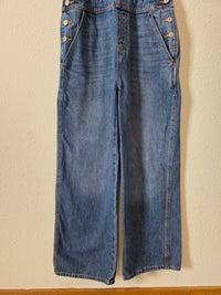 Baggy Wide Leg Denim Overalls (4)