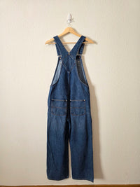 Baggy Wide Leg Denim Overalls (4)