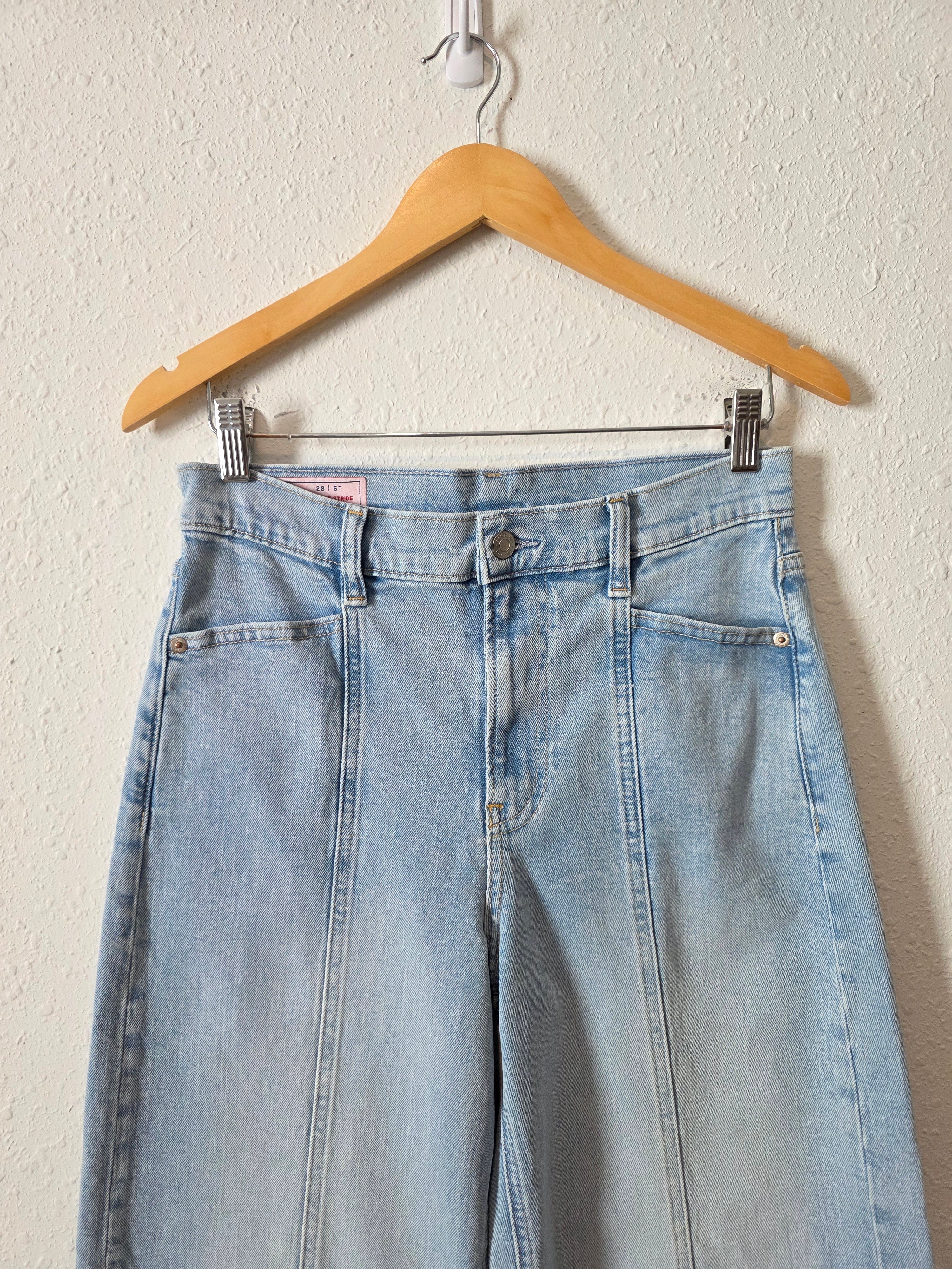 Gap High Rise Stride Jeans (28/6T)