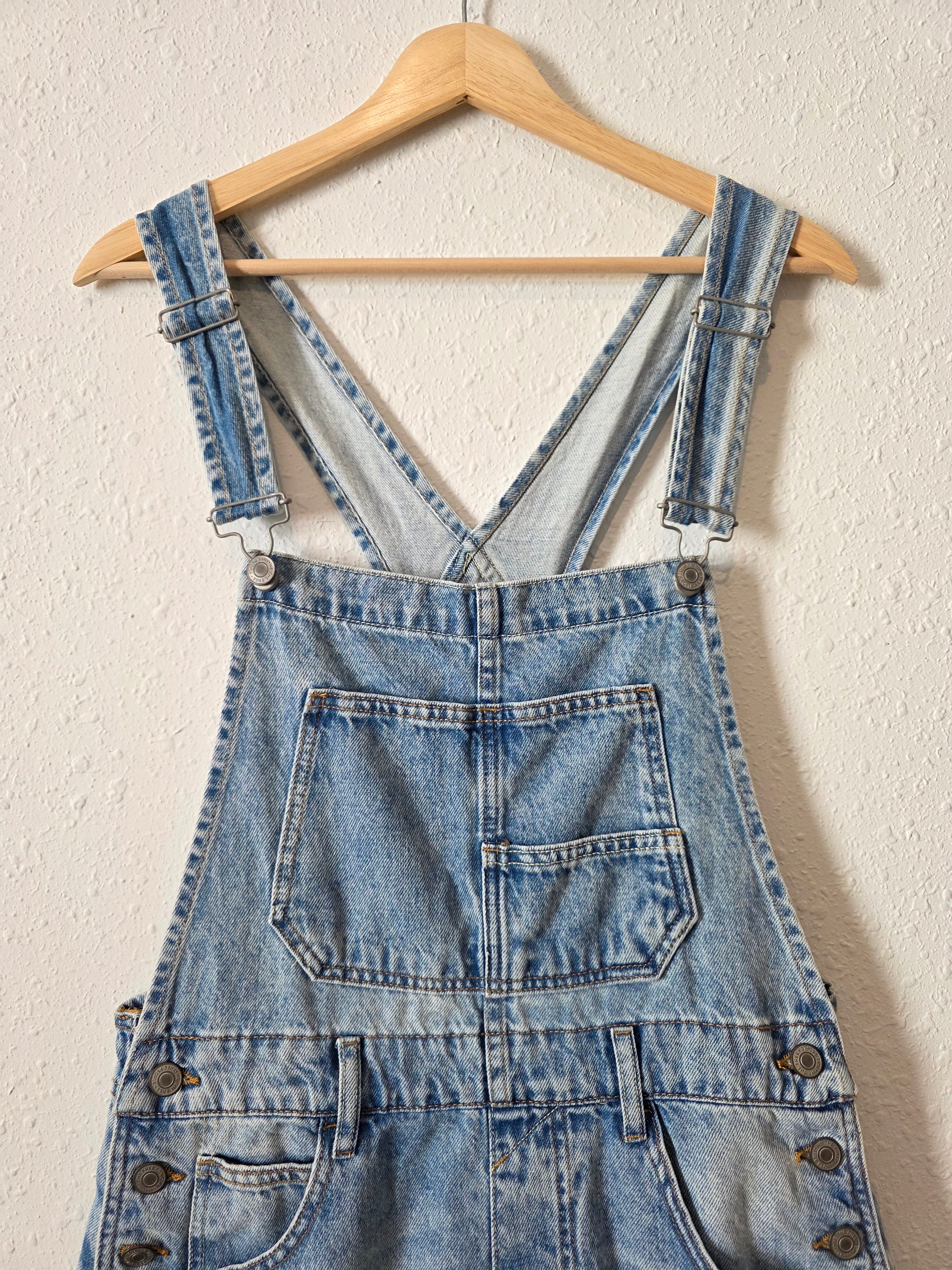 Free People Ziggy Denim Shortalls (S)