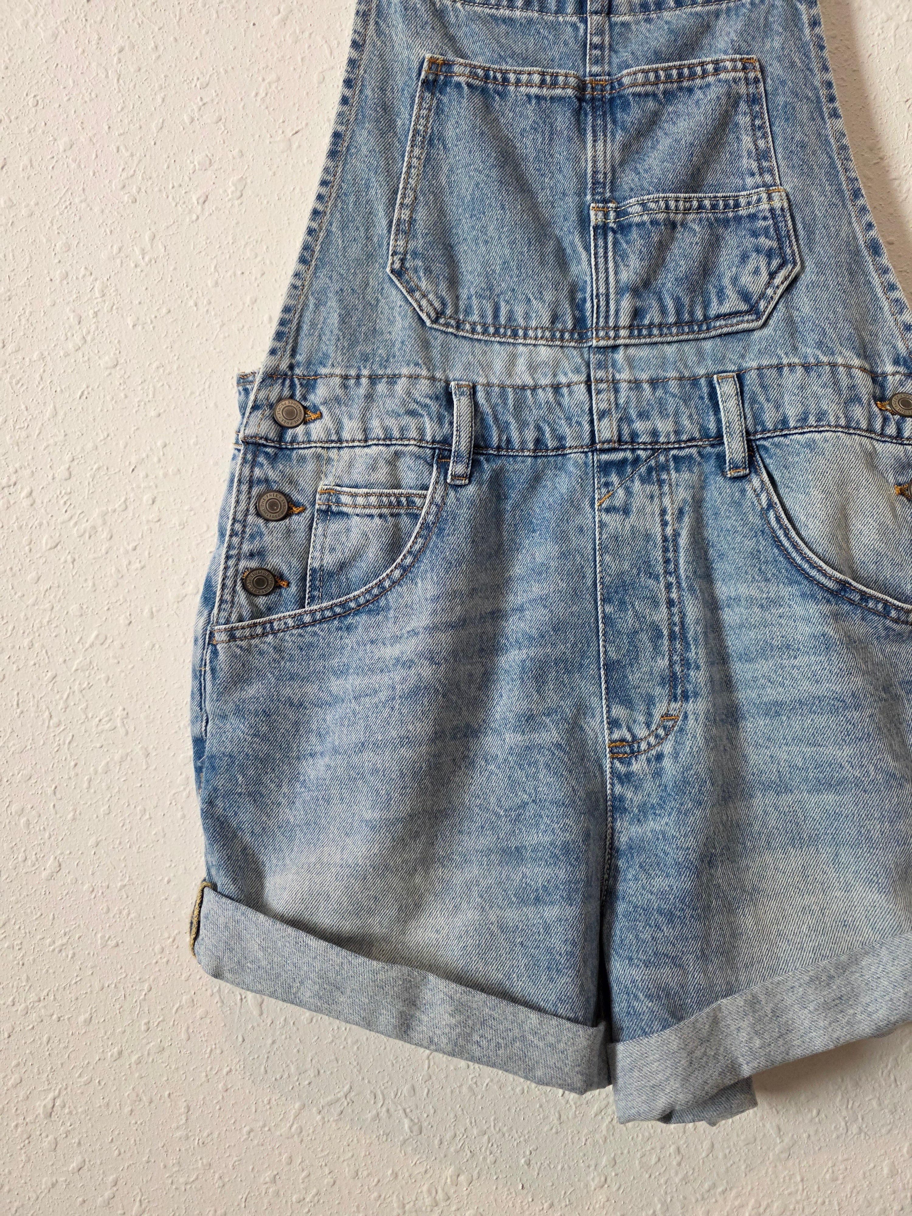 Free People Ziggy Denim Shortalls (S)