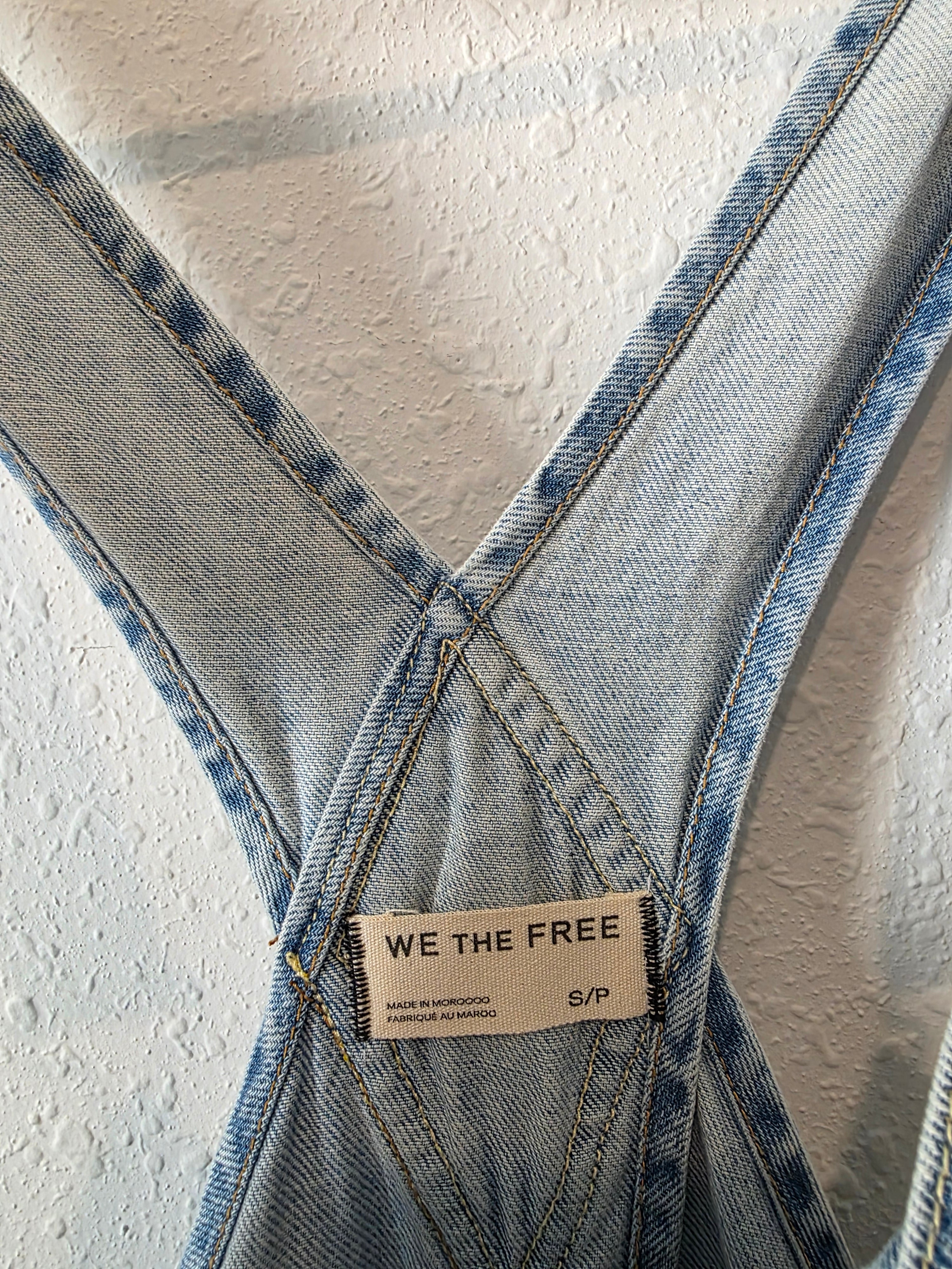 Free People Ziggy Denim Shortalls (S)