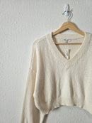 NEW Madewell Textured Cotton Sweater (L)