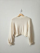 NEW Madewell Textured Cotton Sweater (L)