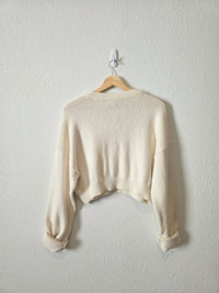 NEW Madewell Textured Cotton Sweater (L)