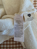 NEW Madewell Textured Cotton Sweater (L)