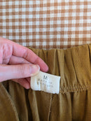 Conscious Clothing Mustard Linen Shorts (M)