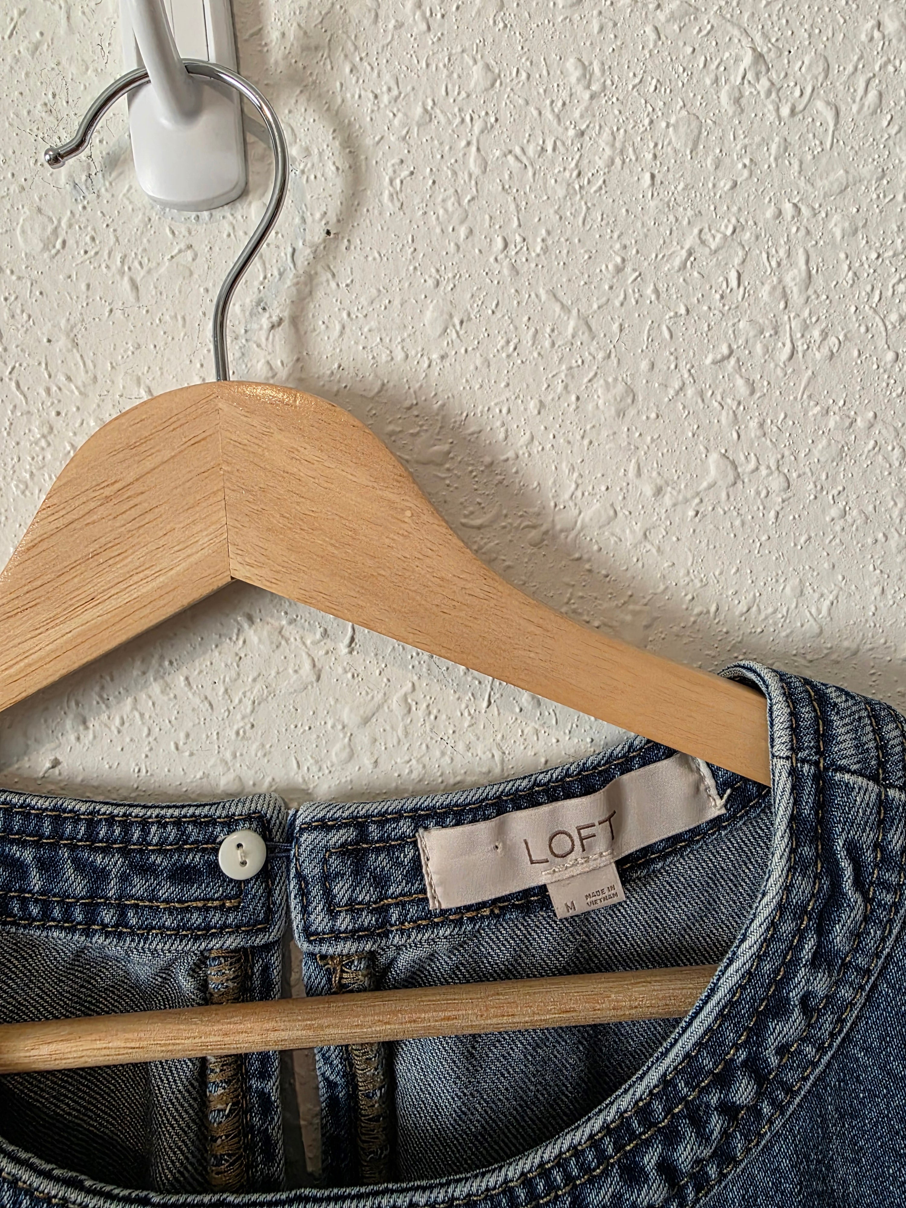 Loft Oversized Denim Top (M)