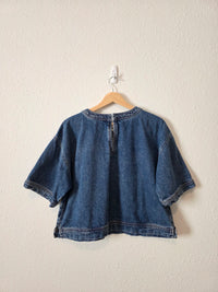 Loft Oversized Denim Top (M)