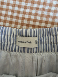 Abercrombie Striped Pull On Short (XS)