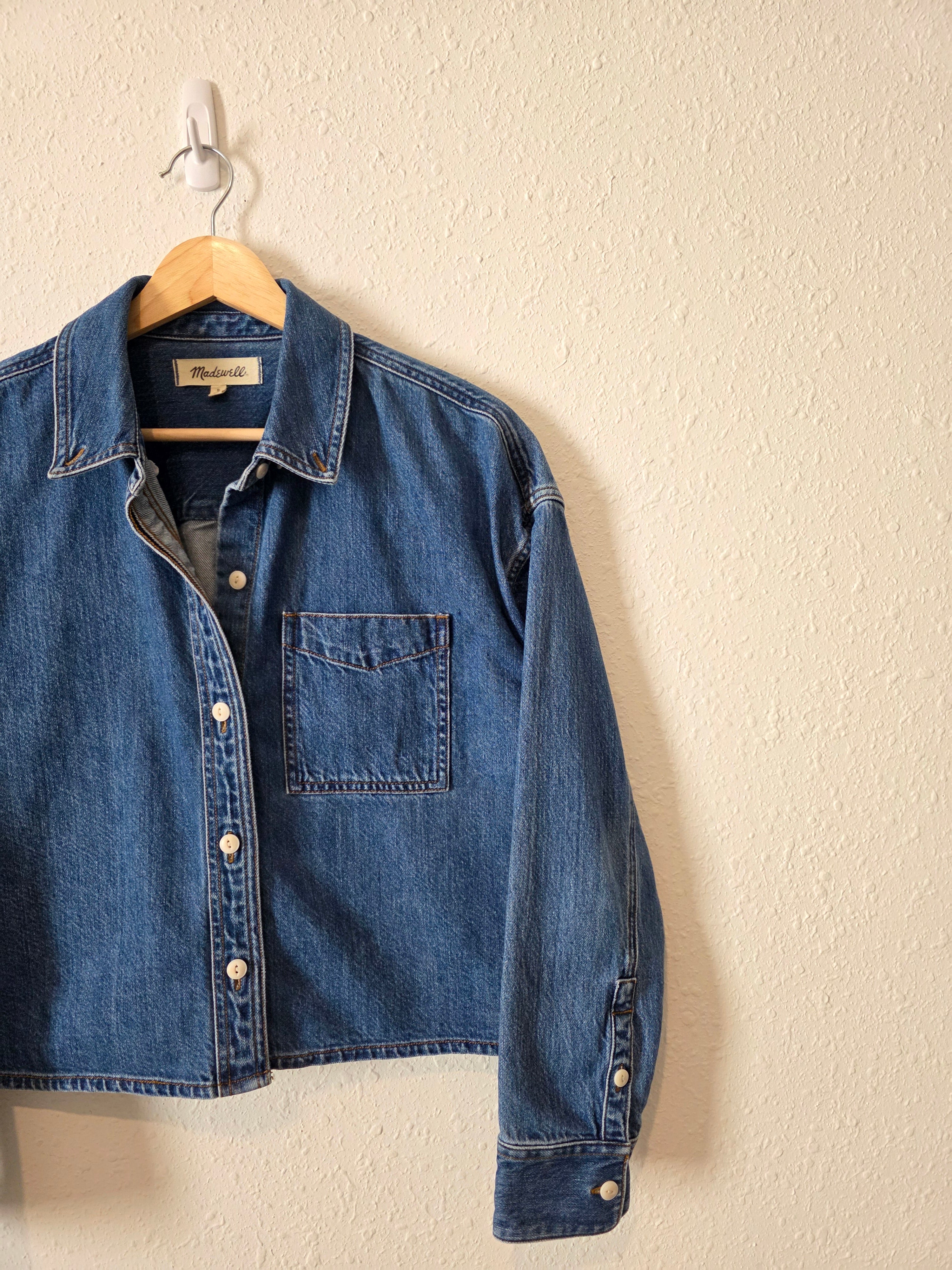 Madewell Oversized Denim Shirt (S)