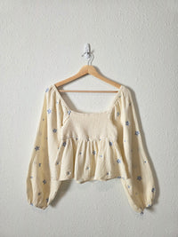Altar'd State Floral Embroidered Top (S)