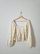 Altar'd State Floral Embroidered Top (S)