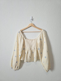 Altar'd State Floral Embroidered Top (S)