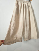 Eva's Sunday Wide Leg Linen Pants (M)