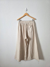 Eva's Sunday Wide Leg Linen Pants (M)