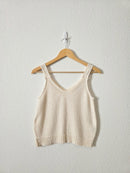 Madewell Cream Knit Tank (XS)