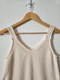 Madewell Cream Knit Tank (XS)