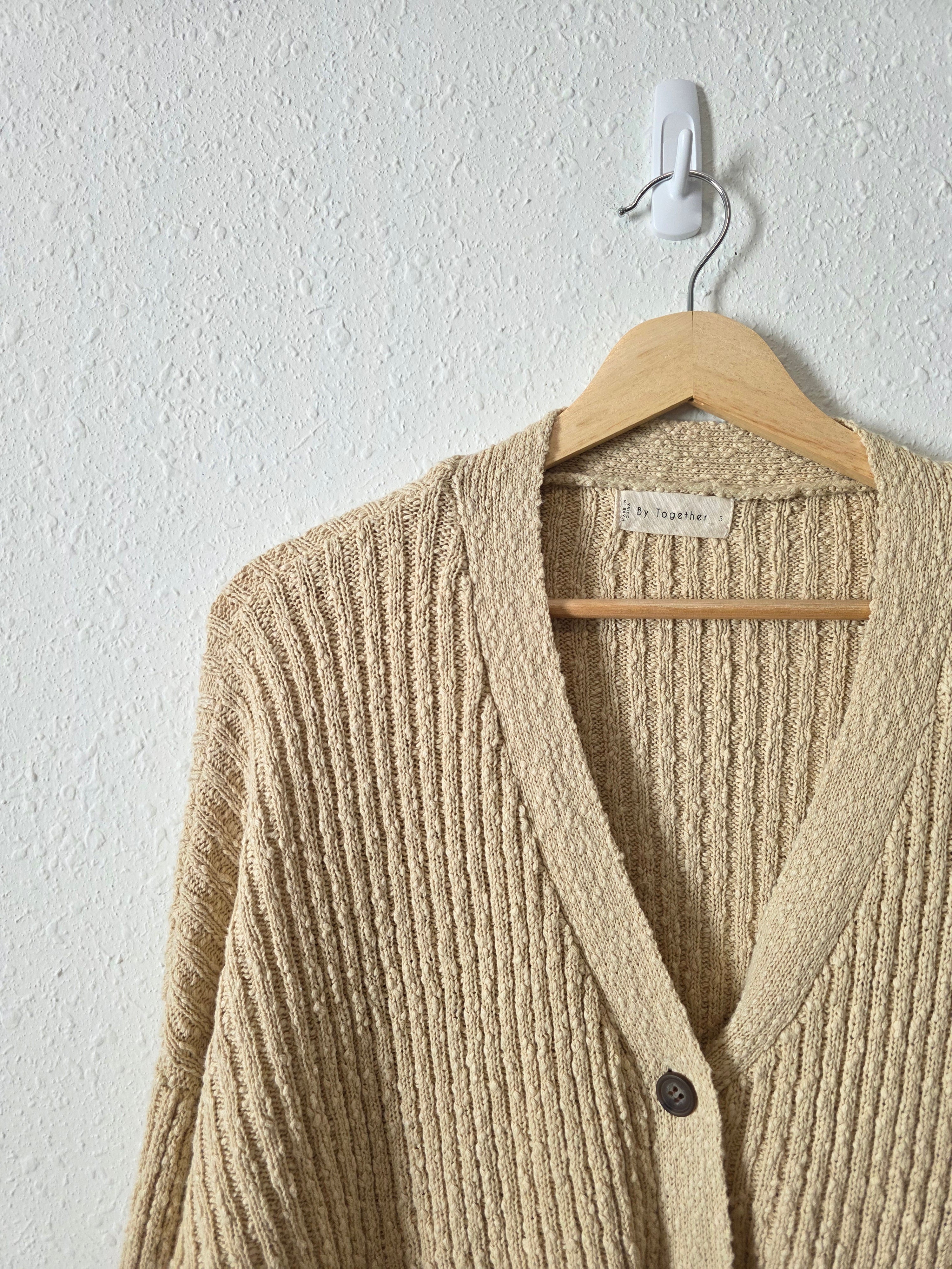 By Together Textured Cotton Cardigan (S)
