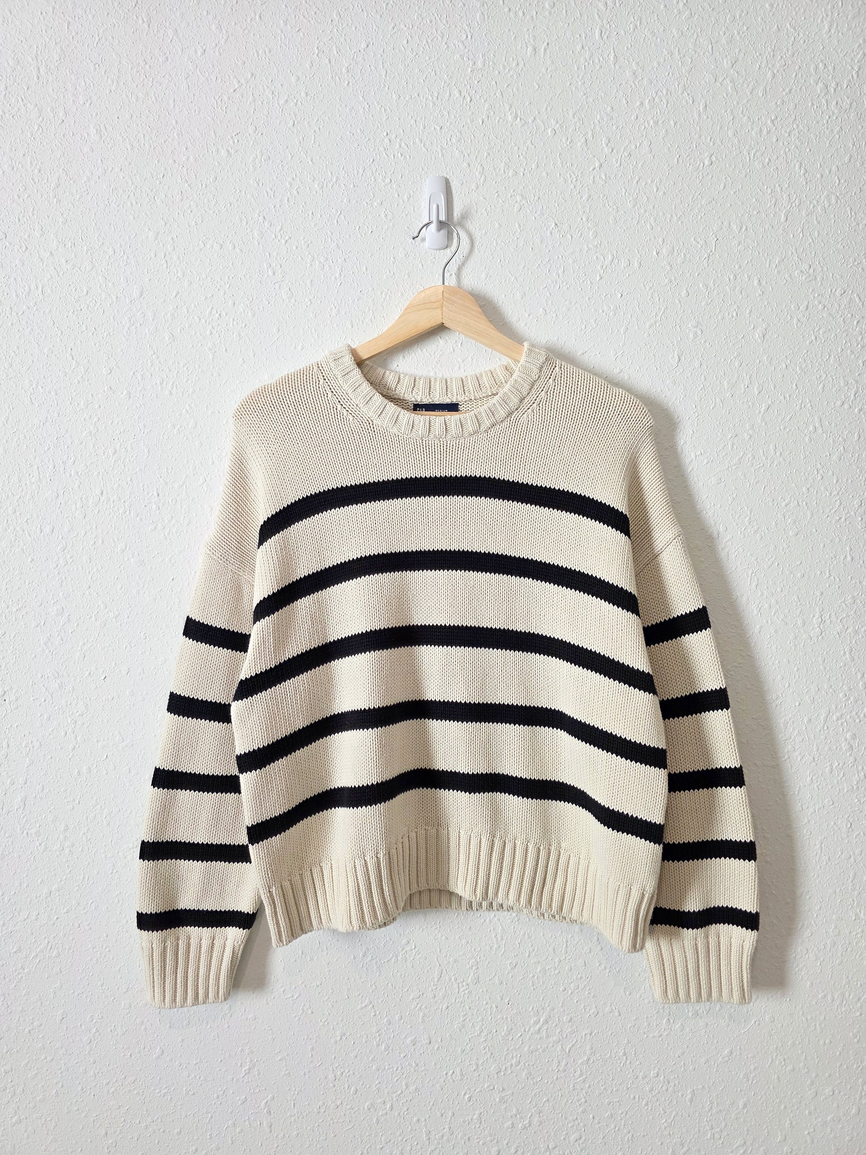 Gap Striped Cotton Crewneck Sweater (M)