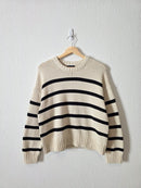 Gap Striped Cotton Crewneck Sweater (M)