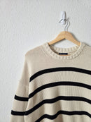 Gap Striped Cotton Crewneck Sweater (M)