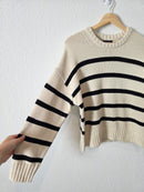 Gap Striped Cotton Crewneck Sweater (M)