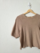 Madewell Button Back Ribbed Top (S)