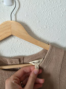 Madewell Button Back Ribbed Top (S)