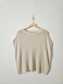 Crochet Knit Oversized Top (XS)