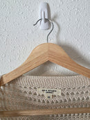 Crochet Knit Oversized Top (XS)
