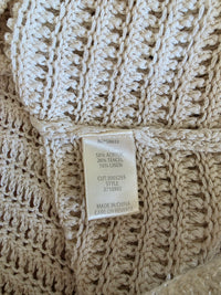 Crochet Knit Oversized Top (XS)