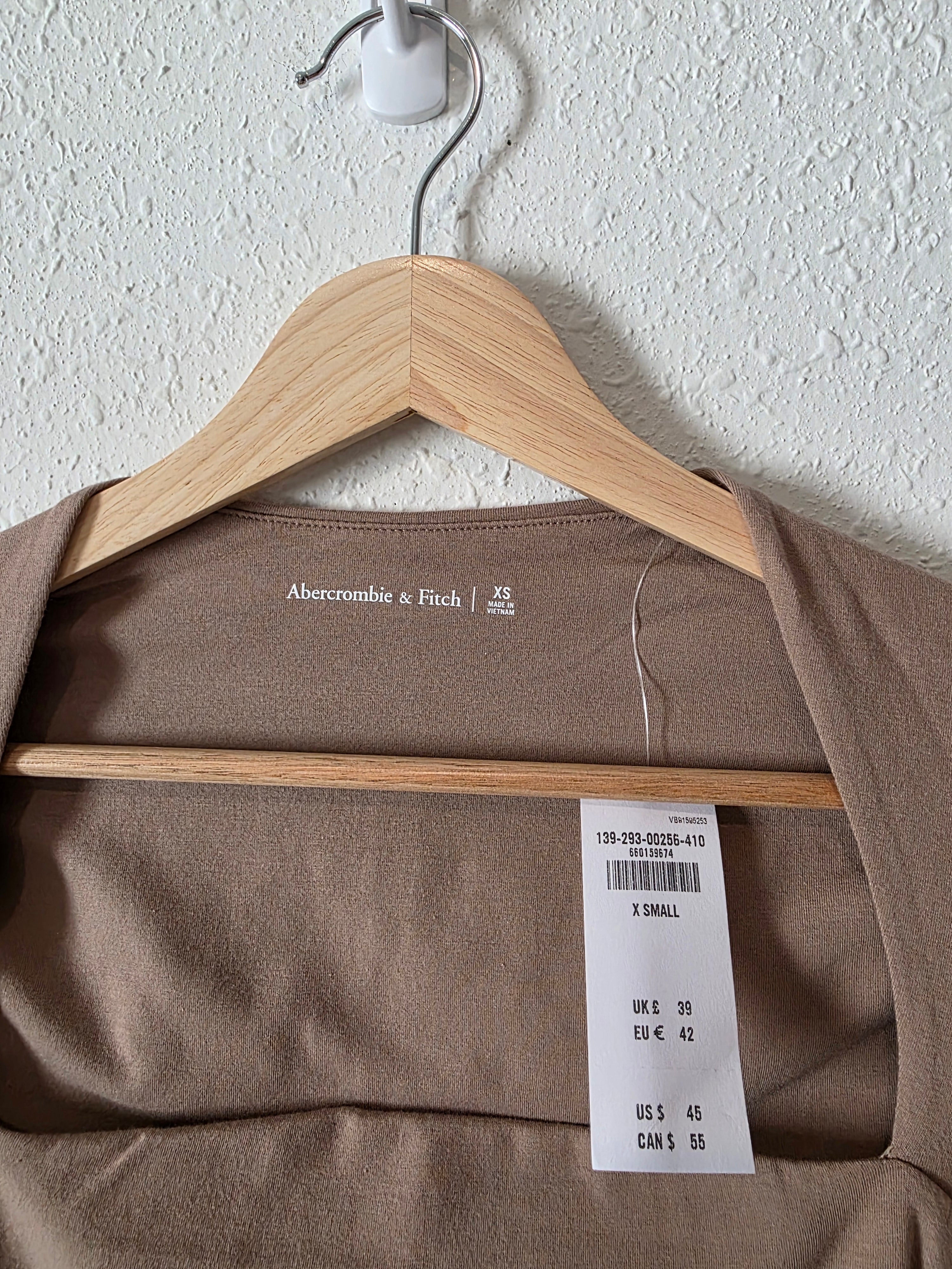 NEW Abercrombie Square Neck Top (XS)