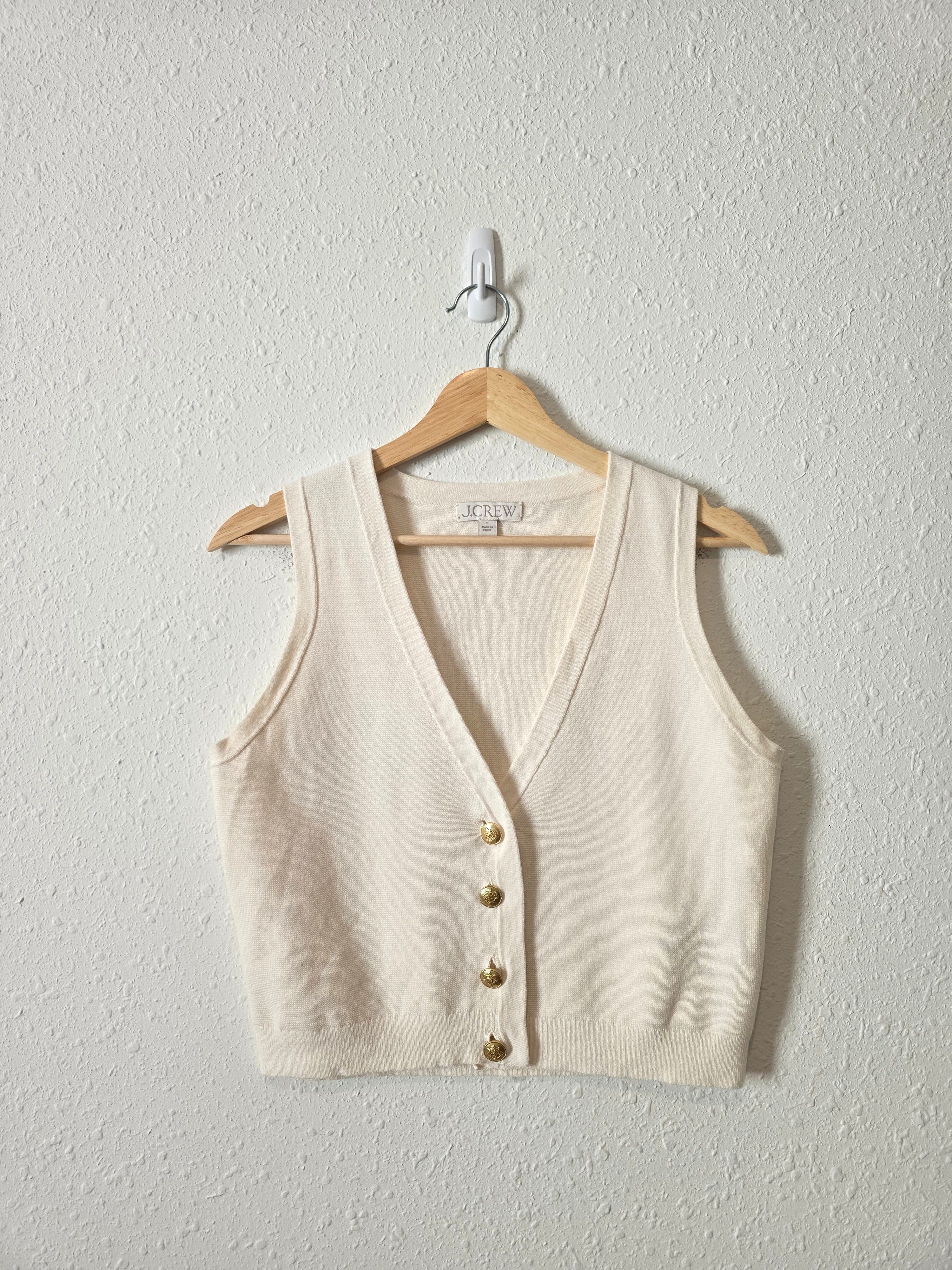 J.Crew Cotton Sweater Vest (S)