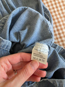 Tie Front Denim Romper (M)