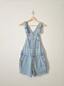 Light Wash Denim Shortalls (S)