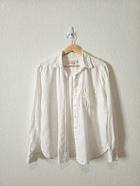 Loft Linen Button Up Shirt (S)
