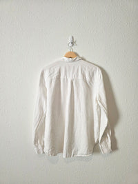 Loft Linen Button Up Shirt (S)
