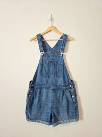 Relaxed Denim Shortalls (L)