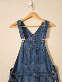 Relaxed Denim Shortalls (L)