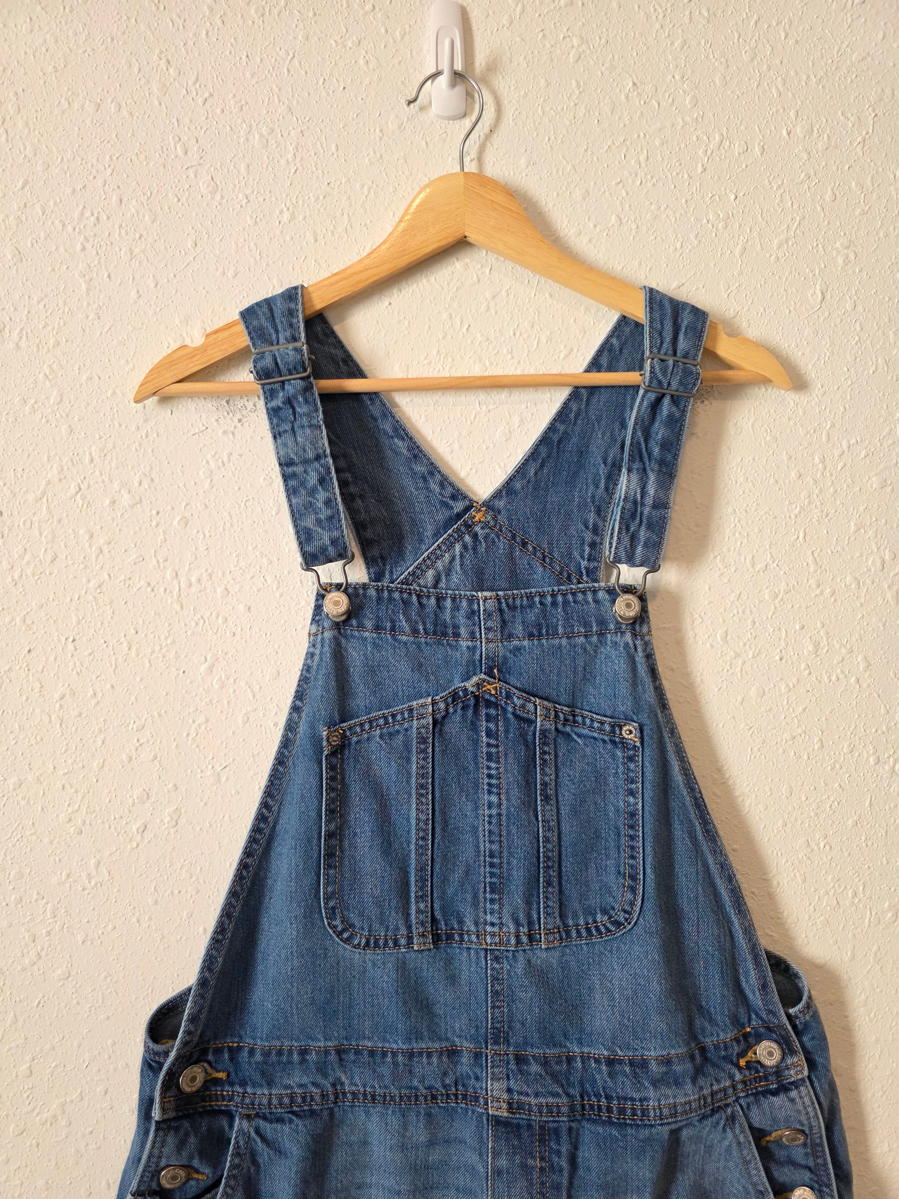 Relaxed Denim Shortalls (L)