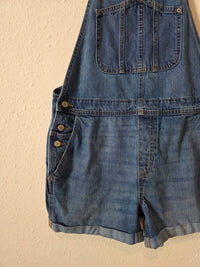 Relaxed Denim Shortalls (L)