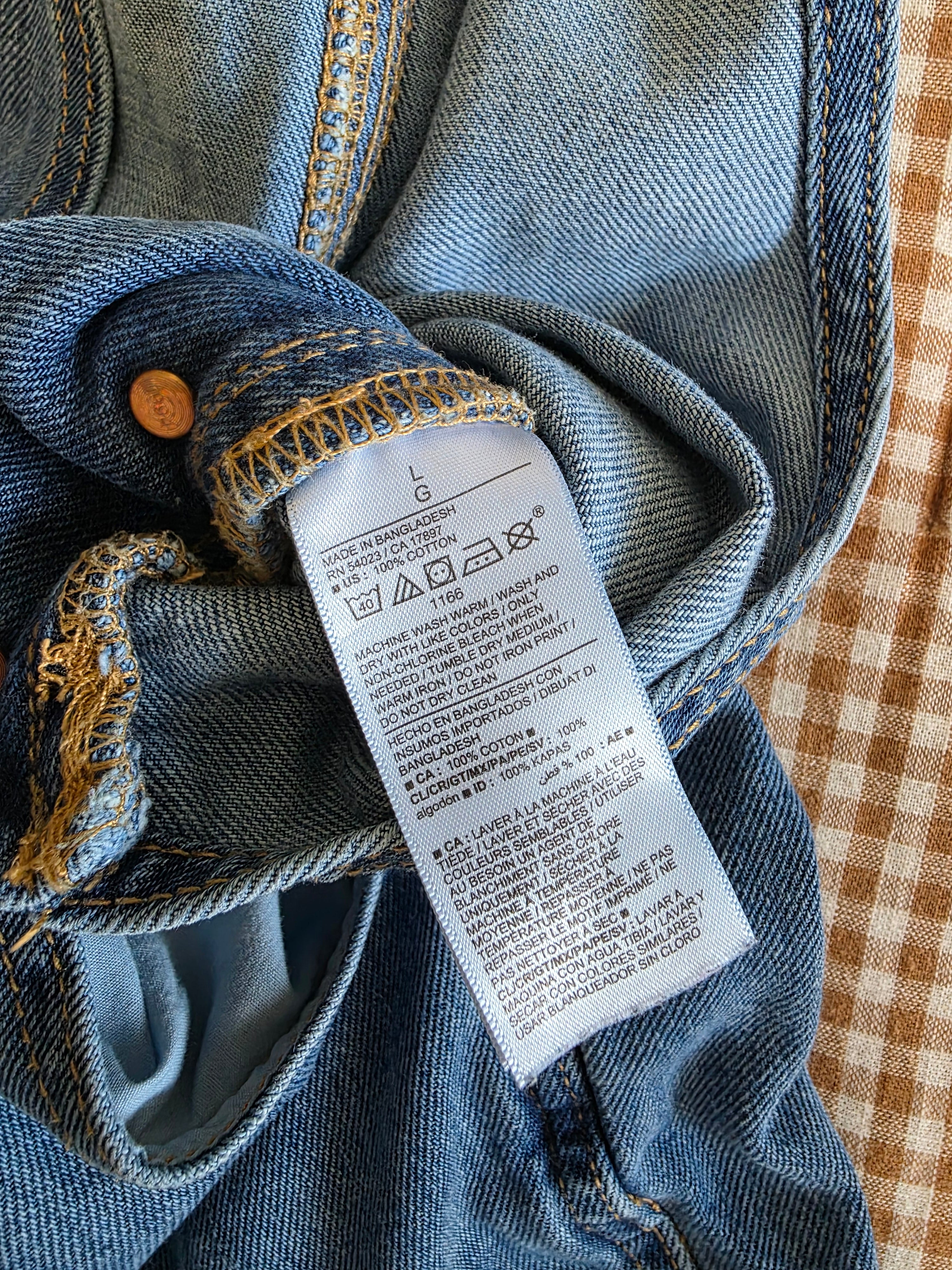 Relaxed Denim Shortalls (L)