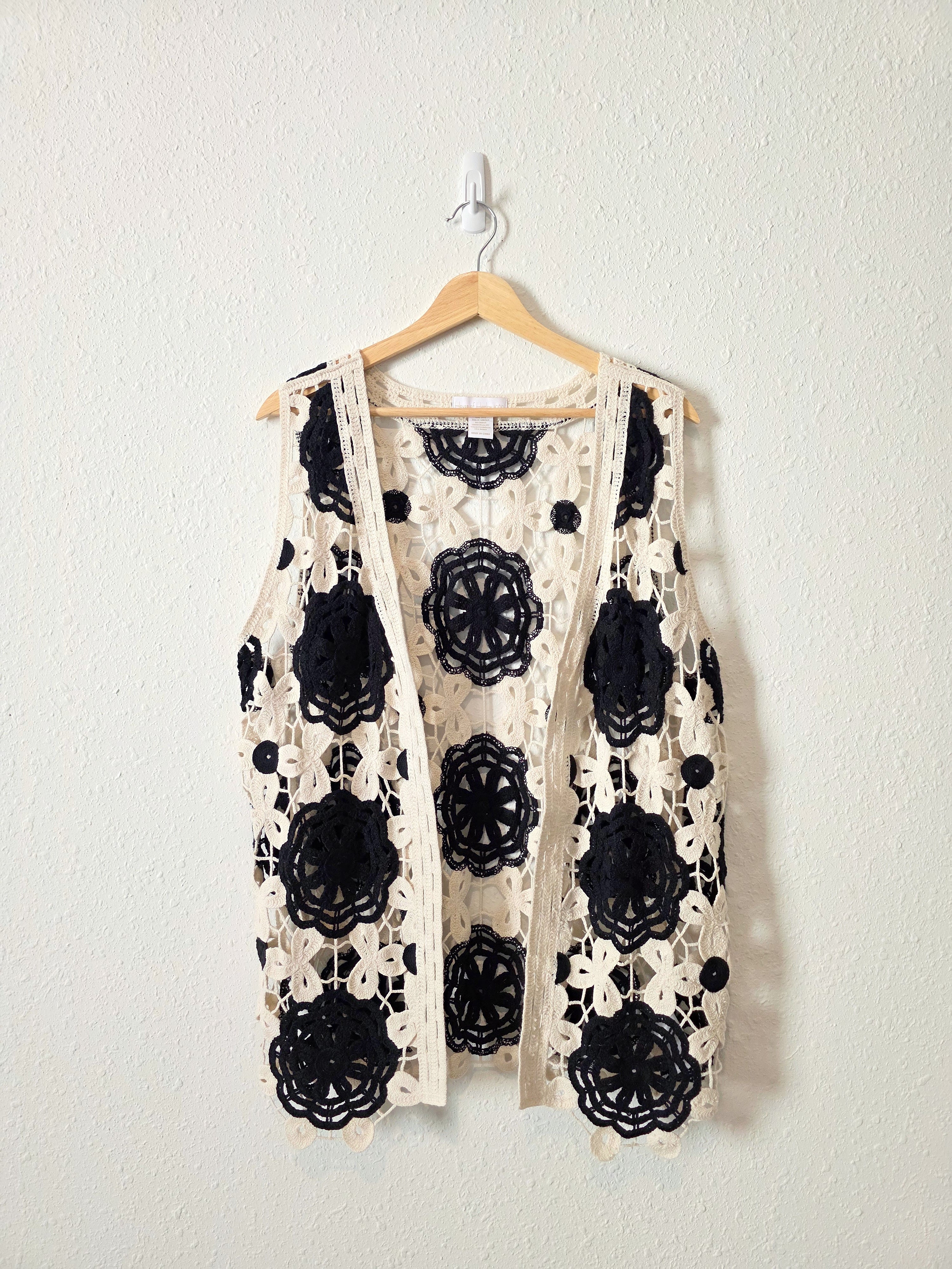 House of Harlow Crochet Top (OS)