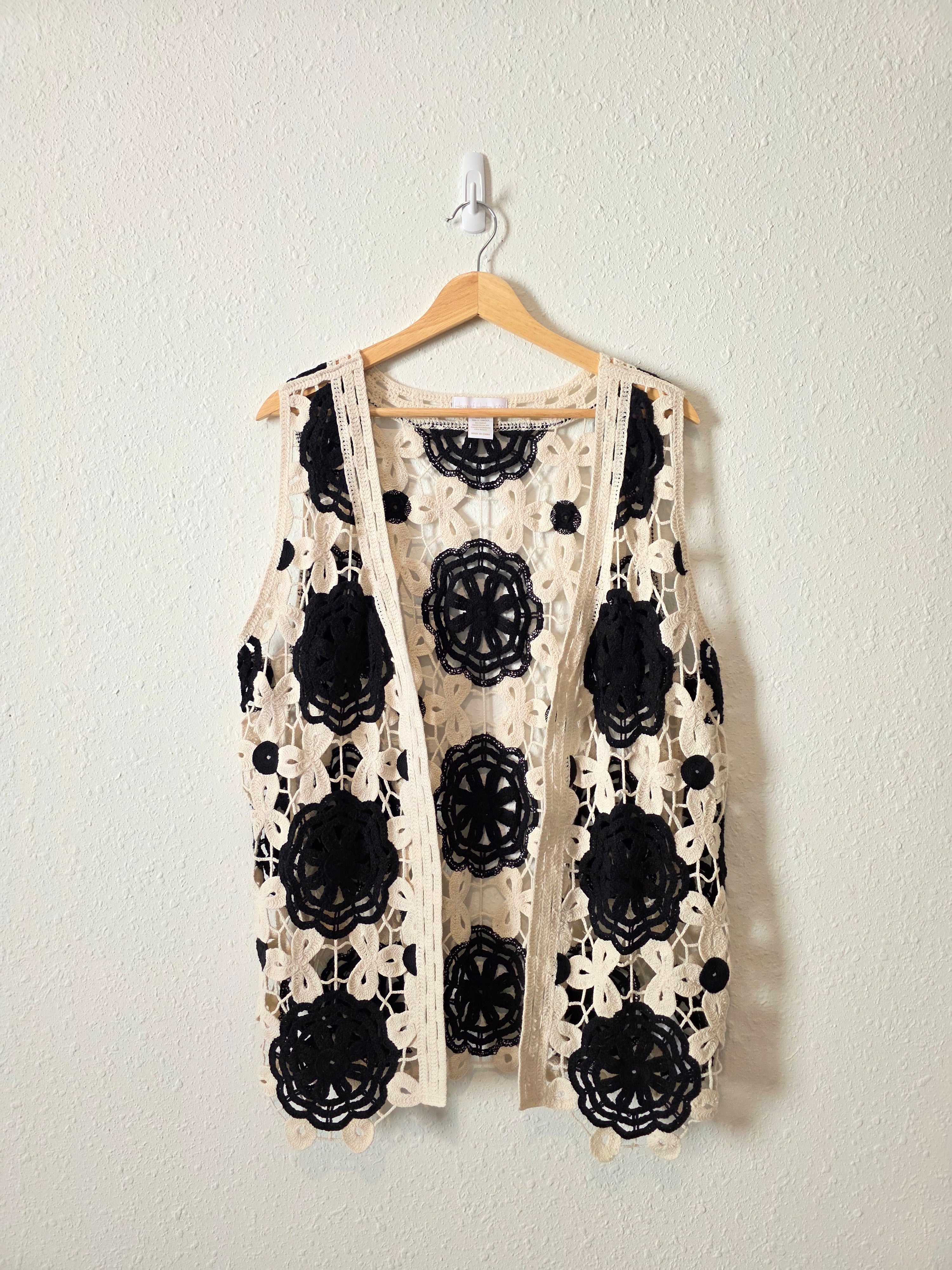House of Harlow Crochet Top (OS)