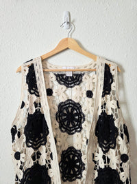 House of Harlow Crochet Top (OS)