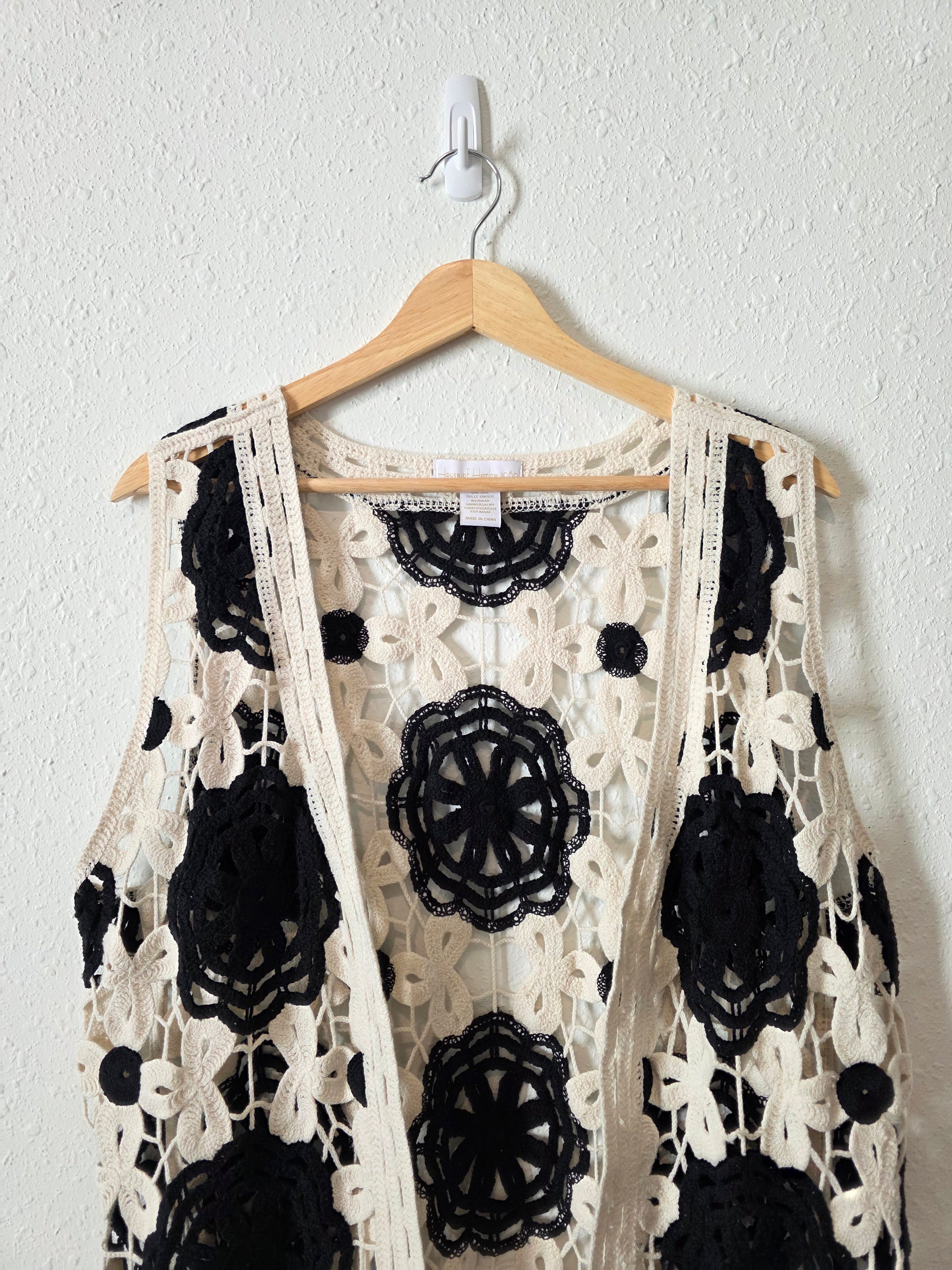 House of Harlow Crochet Top (OS)