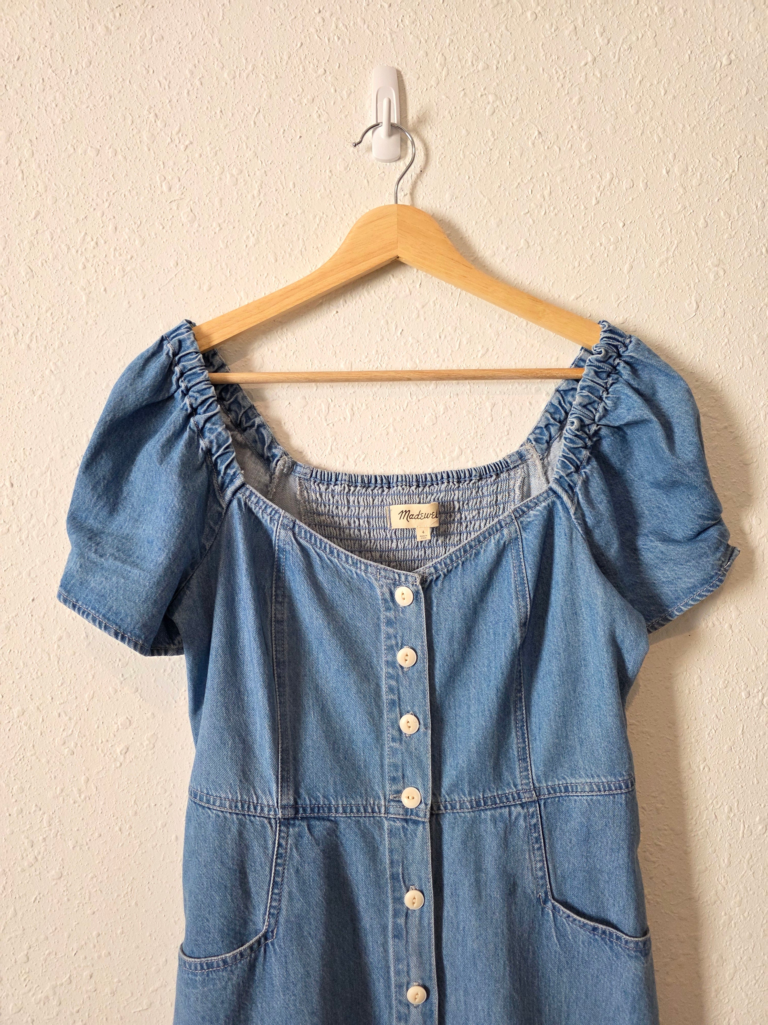Madewell Denim Mini Dress (4)