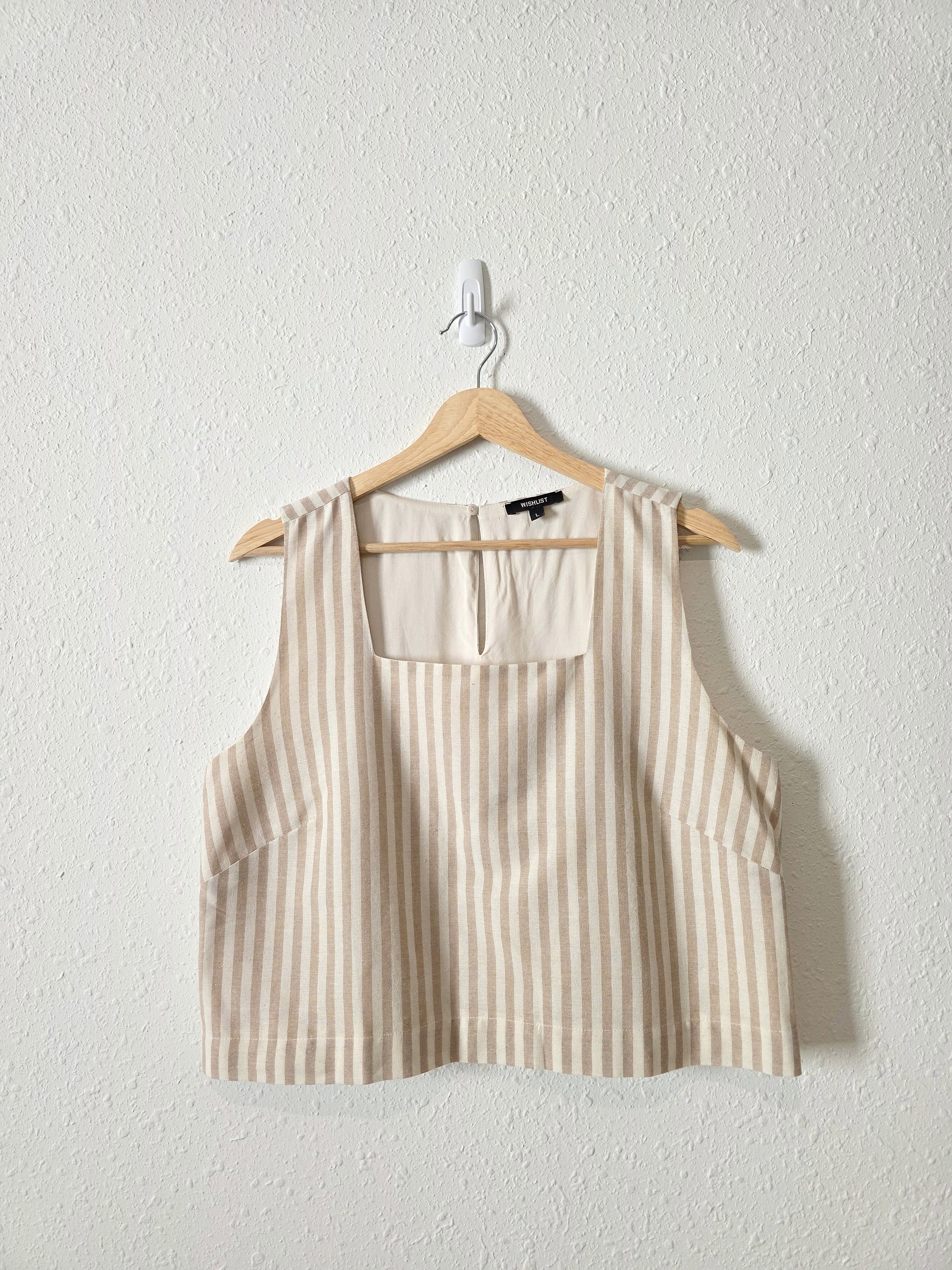 Wishlist Striped Boxy Tank (L)